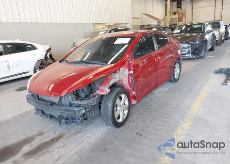 2013 Hyundai Elantra Gls z USA, uszkodzony, nr VIN KMHDH4AE6DU970375